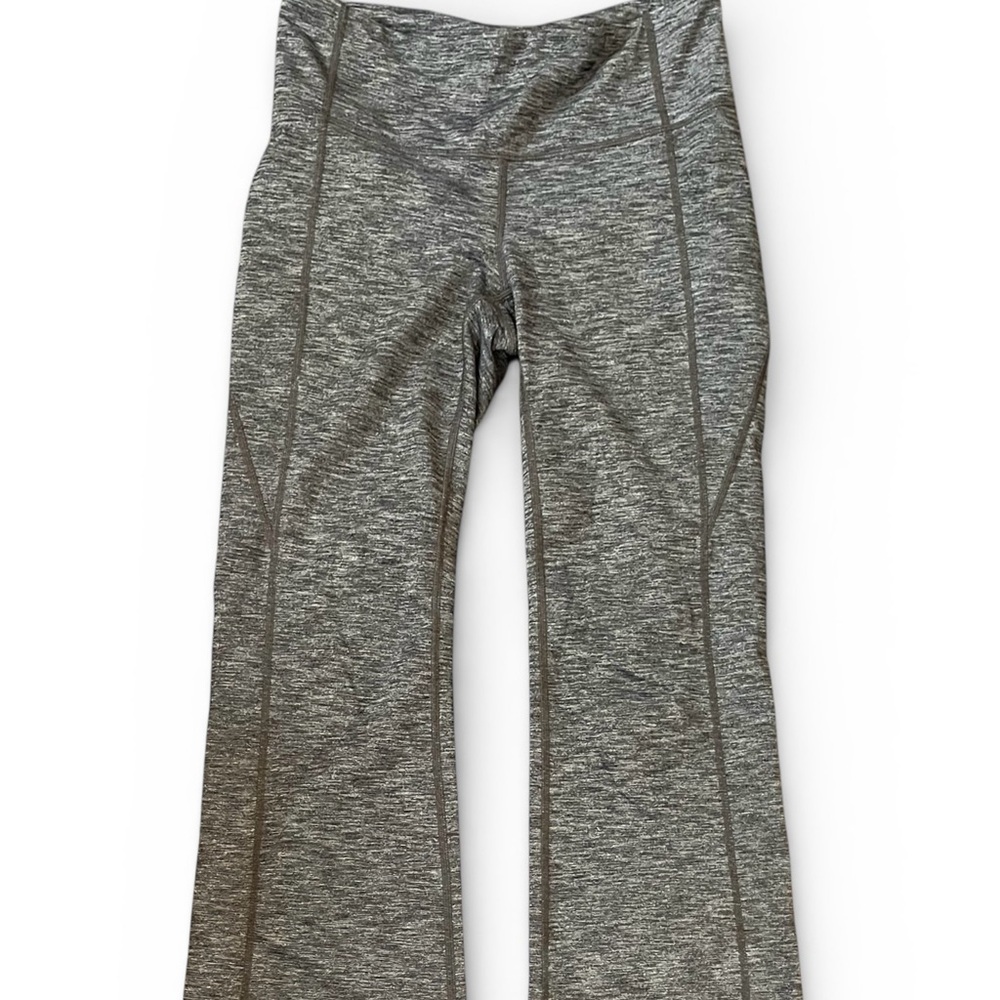 Athleta Heathered Gray Flare Yoga Leggings Size Small 903795-05